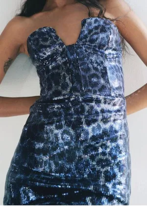 ZARA Sequin Dress thumbnail 1