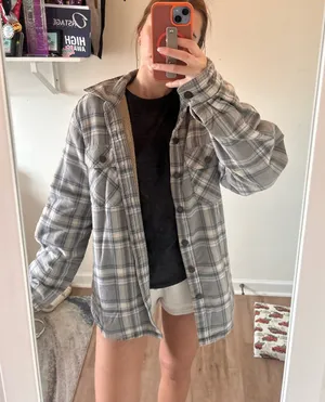 Wrangler Sherpa Lined Jacket Plaid thumbnail 1