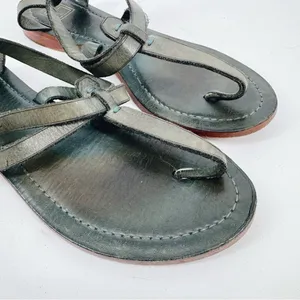 Frye Taylor Sandals‎ Leather Thong Blue/Green Women’s 8.5 Bohemian thumbnail 3