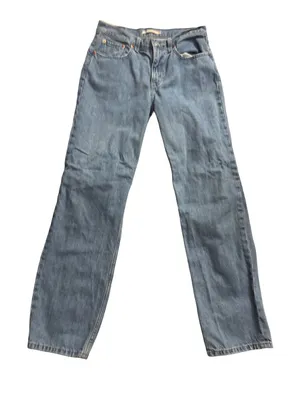 Levi's Women's Boyfriend Jeans in Medium Blue Wash thumbnail 1