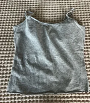 GAP Gray Slim Fit Camisole Tank thumbnail 1