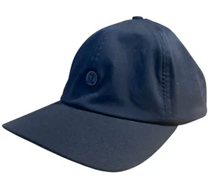Lululemon Baller Womens Black Logo Embroidered Adjustable Strap Back Cap Hat OS thumbnail 1