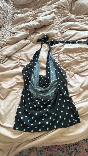 Polka Dot Shein Top thumbnail 2