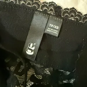 Garage Black Lace Crop Top thumbnail 3