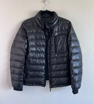 J. Crew Women's Lightweight Nylon Puffer Down Fill Insulated Jacket Black‎ thumbnail 1