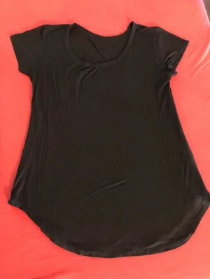 Black short sleeve t-shirt thumbnail 1