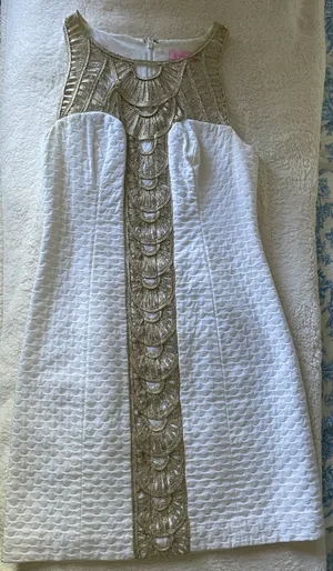 Tana Shift Dress White thumbnail 2