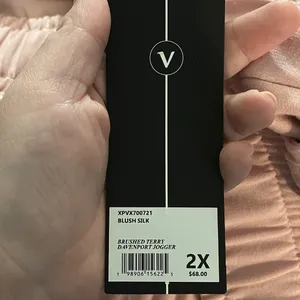 NWT Velocity Brushed Terry Davenport Jogger, 2X thumbnail 5