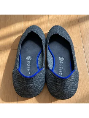 Rothy's Gray Blue Knit Ballet Flats Washable Shoes Size 9.5 thumbnail 2