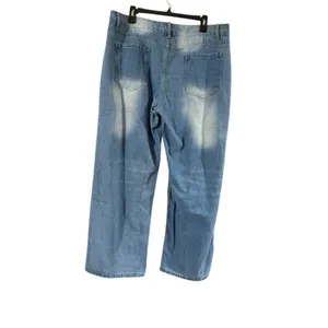 Stylish Blue Women's Straight Leg Jeans thumbnail 3
