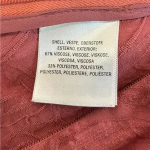 Anthropologie EttTwa Aubade‎ Mauve Tie Waist High Rise Textured Cropped Pants 4 thumbnail 8