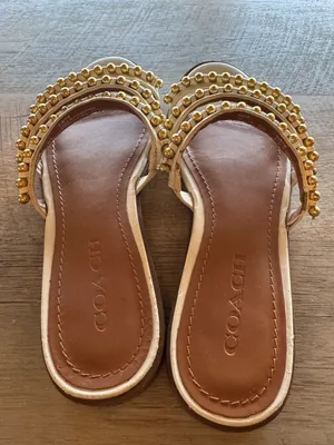 Coach Isa Studded Leather Slide Sandal (5B) thumbnail 3