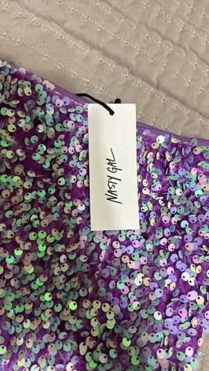 Nasty Gal Sequin skirt thumbnail 2