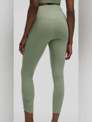 lululemon Women's Align Ruched Petal-Hem 25" Leggings size 12 NWOT thumbnail 2