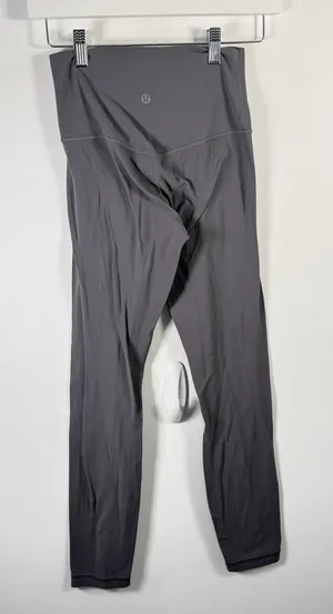 Lululemon Align Leggings 25"‎ Nulu Grey Active Gym Workout Travel Womens 4 thumbnail 1
