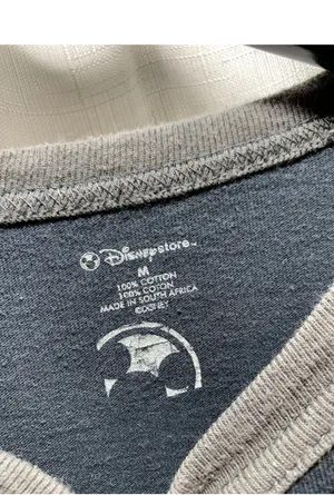 Disney Medium gray long-sleeved t-shirt with a "Mickey Since 1928" graphic thumbnail 2