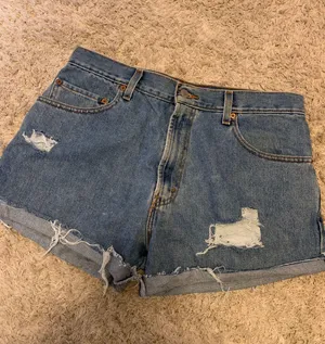 Levi's Distressed Jean Shorts thumbnail 1