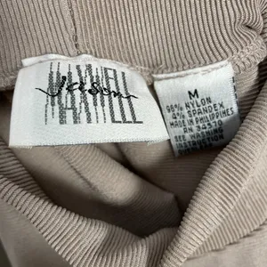 Vintage Jason Maxwell Tank Top Mock Neck Sleeveless‎ Neutral Taupe Women Medium thumbnail 3