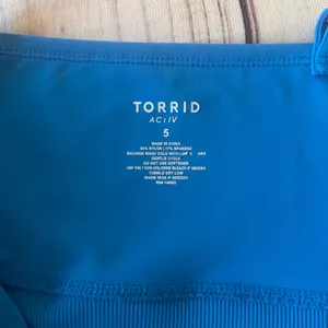 Torrid Blue Low Impact Sports Bra Size 5 thumbnail 7