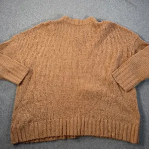 Aerie Women's Small Brown Chunky Knit Oversized Sweater Crew Neck Wool Blend thumbnail 10