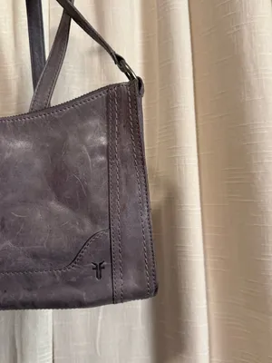 Frye Leather cross body Shoulder Bag in Dark Gray thumbnail 3