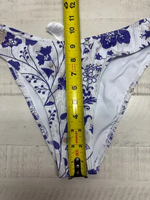Cupshe Purple Blooms Triangle Bikini Top & Low-Rise Bottoms Set thumbnail 4