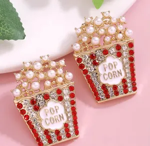 Movie Popcorn Earrings thumbnail 2