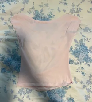 Subdued Boat Neck Top Baby Pink thumbnail 1