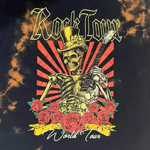 Vintage Inspired Rock n Roll Tie Dye T-Shirt thumbnail 2