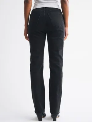 Abercrombie - 90s Straight Jeans - Black Stud, 29 Long (NWT) thumbnail 4