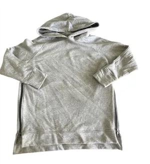 Varley Cozy Pullover Hoodie Sweatshirt Size Large Gray Side Zippers Oversized thumbnail 1