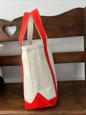 LL Bean boat and tote small Orange thumbnail 8