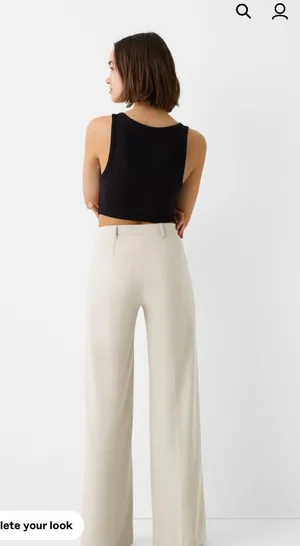 Bershka Wide-leg Tailoring Pants thumbnail 2
