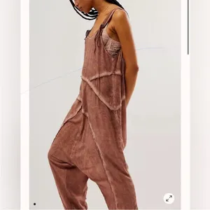 free people Act Natural Shapeless Romper jumpsuit sz‎ small thumbnail 3