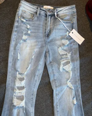 Risen Boutique High Rise Flare Jeans thumbnail 4