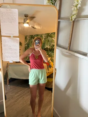 Vintage pink flower tank thumbnail 4