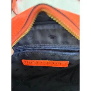 Juicy Couture Neon Orange Crossbody Bag Y2K Barbiecore Citrus Pop‎ Purse Bright thumbnail 10