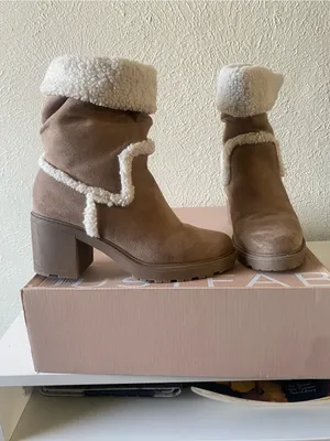 Just Fab booties EllieTrim Portabella thumbnail 2
