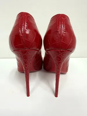 Christian Louboutin Pigalle Follies Mock-Croc Pumps thumbnail 3