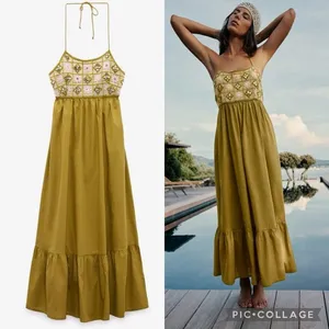 Zara Mix Beaded Crochet Dress thumbnail 2