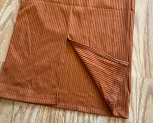 NWT Urban Outfitters Rust Ribbed Scoop Neck Maxi Dress - Medium thumbnail 6