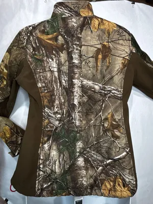 Women's Realtree Xtra Camouflage Full Zip Softshell Hunting Jacket Large thumbnail 2