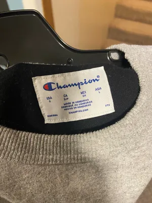 Champion Gray Crewneck Sweatshirt thumbnail 5
