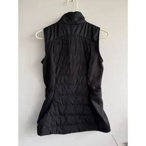 Lululemon Run For Cold Vest Black Quilted Insulated‎ Running Full Zip Women 4 thumbnail 3