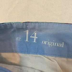 56 Ann Taylor Loft Checkered Plaid Orange Blue Shorts Size 14 thumbnail 7