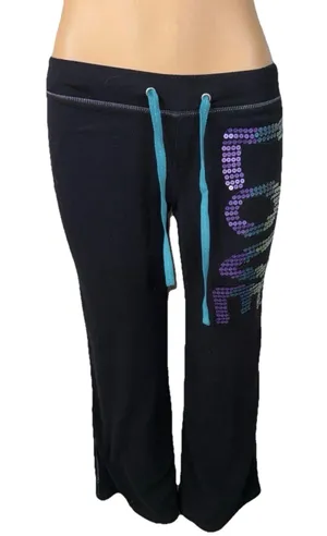 Low rise sweatpants Black thumbnail 1