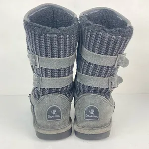 BEARPAW Boshie Suede and Washed Knit Boots thumbnail 5