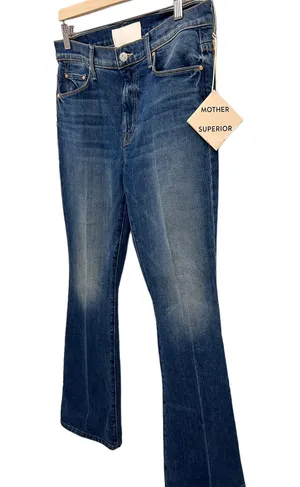 MOTHER The Weekender Flare Jeans Size 29 ITS A SMALL WORLD color NWT thumbnail 5