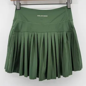 Gold Hinge Pleated Tennis Skirt Skort Hunter Green Women XS Pickleball Preppy thumbnail 6