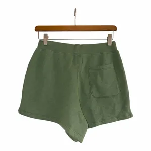 ✨Madewell MWL Airyterry Stitched-Pocket Hthr Versailles Green Sz XS Sweatshorts✨ thumbnail 6
